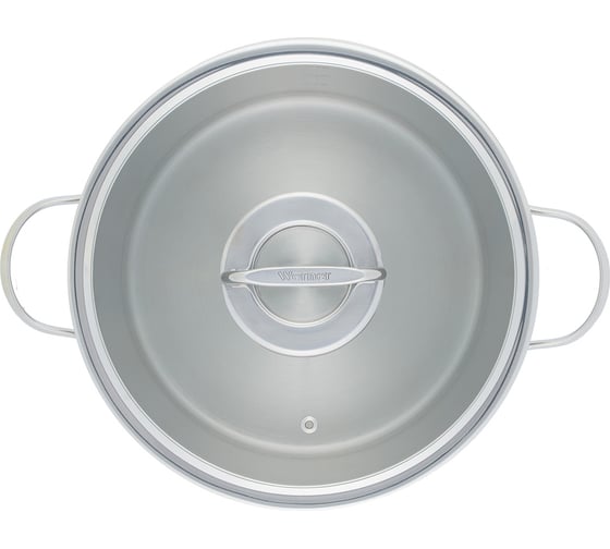 Кастрюля WERNER NICE 24x13,5см/5,4л со стеклянной крышкой, с индукционным капсульным дном. Материал: нерж. сталь 18/8. Толщина: 0,6мм 50314