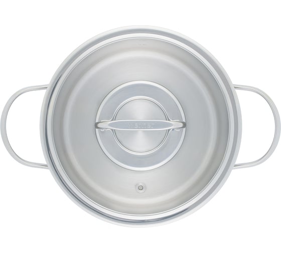Кастрюля WERNER NICE 18x9см/2,0л со стеклянной крышкой, с индукционным капсульным дном. Материал: нерж. сталь 18/8. Толщина: 0,6мм 50312