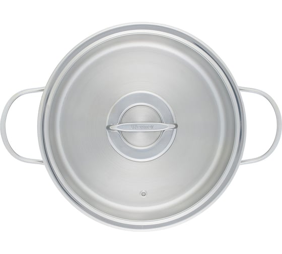 Кастрюля WERNER NICE 20x11см/3,1л со стеклянной крышкой, с индукционным капсульным дном. Материал: нерж. сталь 18/8. Толщина: 0,6мм 50313