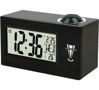 Часы-будильник PERFEO Briton, черный, PF-F3605 время, температура, дата 30018541