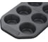 Форма для выпекания маффинов GIPFEL MARBLE BLACK 6,5x3 см для 6 шт. c антипригарным покрытием. Материал: углеродистая сталь. 50971 3