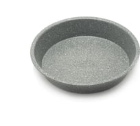 Форма для выпечки GIPFEL MARBLE 24x24x4,5см круглая с антипригарным мраморным покрытием. Материал: углеродистая сталь 1875