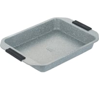 Форма для выпечки GIPFEL TERRING прямоугольная 39,5x28x5 см с антипригарным покрытием. Материал: углеролистая сталь. Толщина: 0,4 мм. 51190