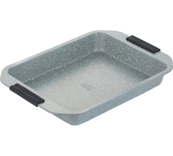 Форма для выпечки GIPFEL TERRING прямоугольная 39,5x28x5 см с антипригарным покрытием. Материал: углеролистая сталь. Толщина: 0,4 мм. 51190