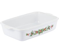 Форма для запекания прямоугольная GIPFEL CHRISTMAS 32,5x19x6,5см. Материал: жаропрочная керамика. 52043