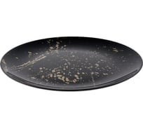 Сервировочная тарелка GIPFEL SPLASH 32 см, стекло, черный 43199