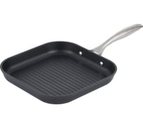 Сковорода WERNER-гриль LORI 26x26x4,0см с индукционным дном, с антипригарным покрытием. Материал: кованый алюминий. Толщина: 3,5мм 51096