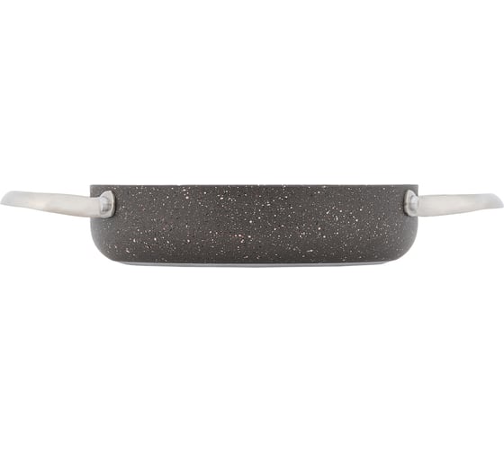 Сковорода для омлета WERNER ORGANIC STONE STYLE 18x4,5 см с индукционным дном, с двухслойным антипригарным покрытием Pfluon, ручки из нержавеющей стали. Цвет: коричневый. Материал: прессованный алюминий. Толщина стенок и дна: 2,8 мм. 51452