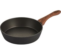 Сковорода WERNER SPIRALE 26x6,3см с высокими бортиками, с индукционным дном, двуслойным антипригарным покрытием Xylan Whitford. Бакелитовая ручка с покрытием Soft Touch. Материал: кованый алюминий. Толщина стенок и дна: 2,5/3,4мм 50271