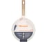 Сковорода WERNER ORGANIC BEIGE 26x5,3 см с индукционным дном, с двухслойным антипригарным покрытием Pfluon, бакелитовая ручка с покрытием Soft Touch. Цвет: бежевый. Материал: прессованный алюминий. Толщина стенок и дна: 2,8 мм. 51440 8