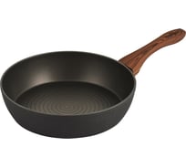 Сковорода WERNER SPIRALE 28x6,8см с высокими бортиками, с индукционным дном, двуслойным антипригарным покрытием Xylan Whitford. Бакелитовая ручка с покрытием Soft Touch. Материал: кованый алюминий. Толщина стенок и дна: 2,5/3,4мм 50272