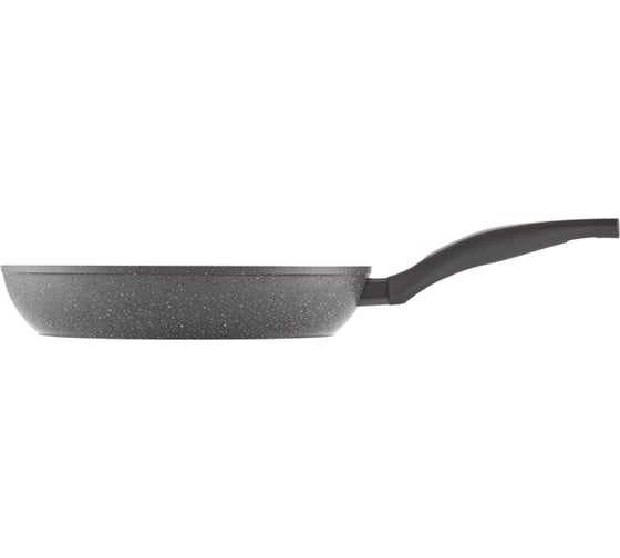 Сковорода GIPFEL KATRIN 24x5.5 см, из кованого алюминия, с индукционным дном, с 2-слойным антипригарным покрытием Pfluon Marble, бакелитовая ручка с покрытием Soft-touch, 1.8/3.4 мм 1776