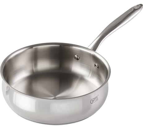 Сковорода GIPFEL DONNA с индукционным дном, 22x7 см, 0.7 мм, нержавеющая сталь 18/10 1647