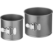 Набор форм для выпечки Agness 2 шт 16x13/ 12x10.3 см антипригарное покрытие 708-006