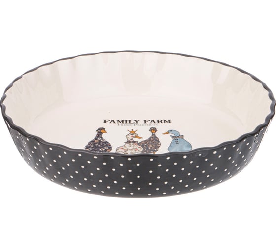 Форма для выпечки Agness Family Farm круглая 2,1 л 27.5x27.5x6 cм 536-278 1