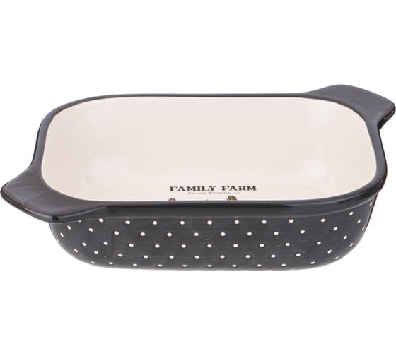 Форма для запекания Agness Family Farm с пластиковой крышкой 25.5x19x6.5 см 536-275