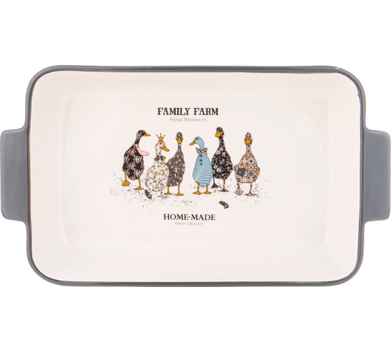 Блюдо для запекания Agness Family Farm прямоугольное 3.6 л 39x22.5x7.5 см 536-277