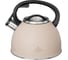Чайник Agness со свистком 2.5 л, beige, индукционное дно 907-250 1