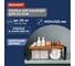 Полка-органайзер для кухни REXANT дуб Вотан, черная 38-0679 2