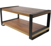 Двухъярусная полка-органайзер для кухни REXANT дуб Вотан, черная 38-0677