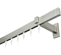 Карниз для штор однорядный Хай Тек, Кросс, сатин, 300 см арт. Эскар 4113300