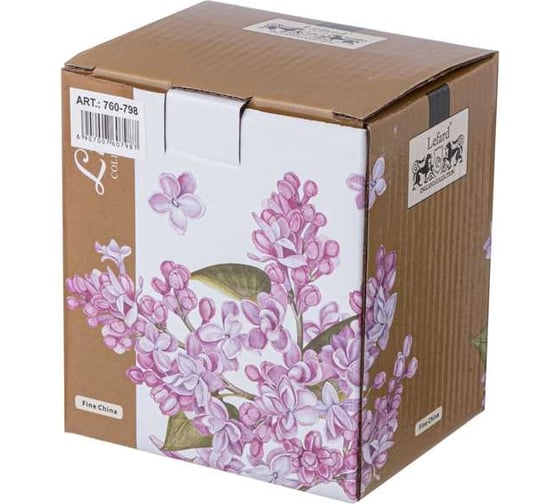 Кружка заварочная Lefard LILAC с крышкой и ситом 350 мл 760-798