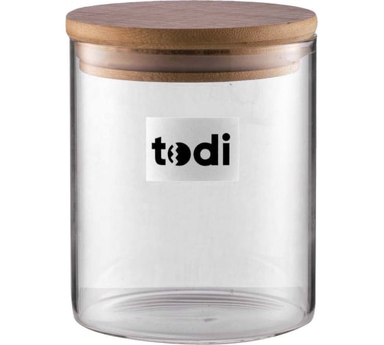 Банка для сыпучих продуктов TODI модель LCSC1307 размер 8 510см 806182927502