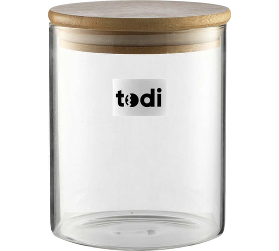 Банка для сыпучих продуктов TODI модель LCSC1309 размер 1012см 806804369083