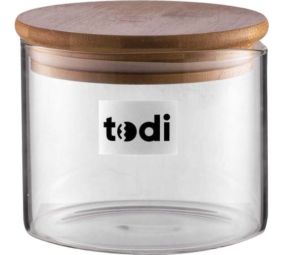 Банка для сыпучих продуктов TODI модель LCSC1324 размер 10х8см 806346807551