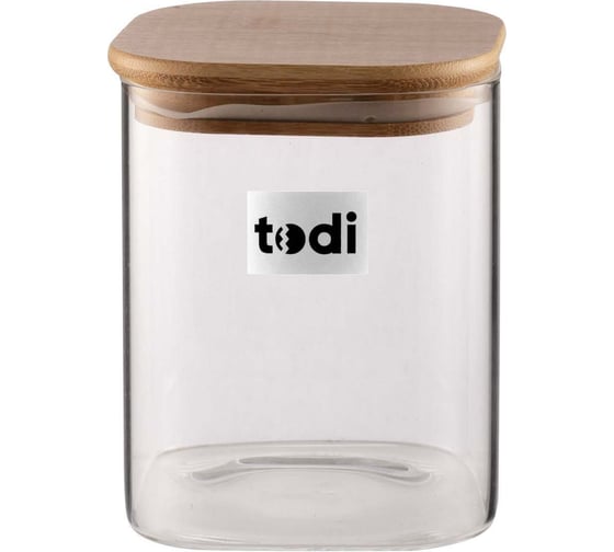 Банка для сыпучих продуктов TODI модель LCSC2111 размер 10х12см 806365926145