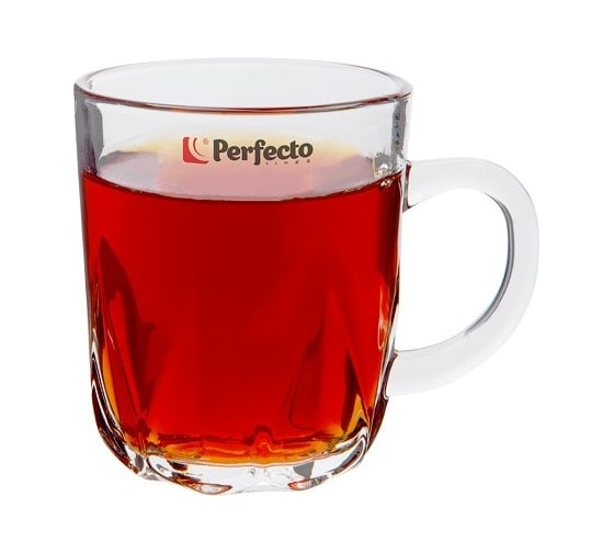Кружка стеклянная PERFECTO LINEA 215 мл, серия Аврора, 30-215010 1