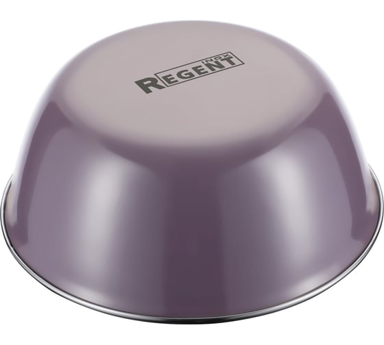 Набор мисок Regent inox 3шт. фиолетовый цв. 14,16,18 см (эмаль,углерод.сталь,PP) Linea SMALTO 93-EM-SM-S01