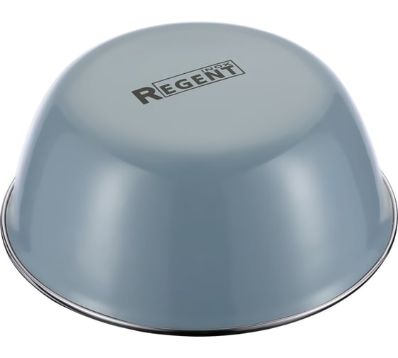 Набор мисок Regent inox 3шт серо-голубой цв. 14,16,18 см (эмаль,углерод.сталь,PP) Linea SMALTO 93-EM-SM-S02