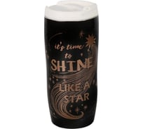 Кружка PERFECTO LINEA фарфор, с крышкой, в коробке, 440 мл, ПРАЗДНИК, 19-801730