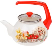 Чайник стальной эмалированный PERFECTO LINEA 2.2 л, серия Любимая кухня, 52-520522
