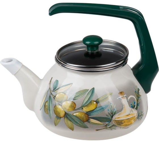 Чайник стальной эмалированный PERFECTO LINEA 2.2 л, серия Олива, 52-159722 1