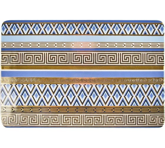 Поднос сервировочный Nouvelle Golden Blue, 33.5x22 см 0200189