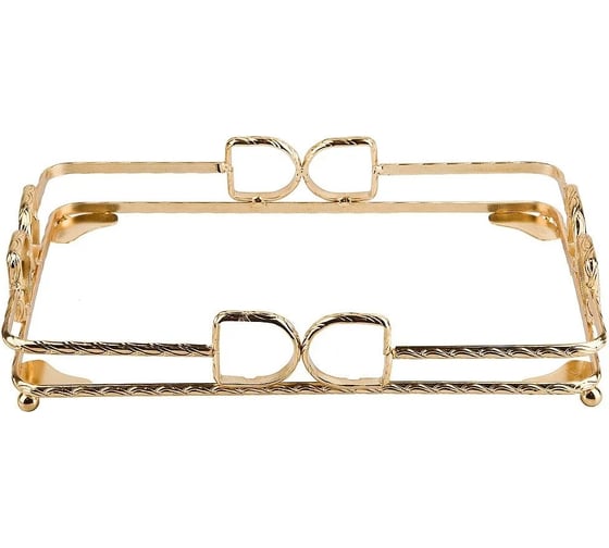 Поднос сервировочный Nouvelle Golden Blue, 33.5x22 см 0200189