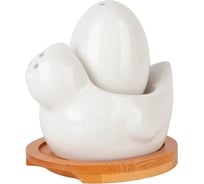 Набор для специй на бамбуковой подставке Nouvelle 10x10 см 2633017