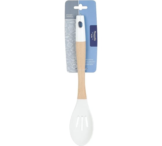 Ложка поварская кулинарная с прорезями Nouvelle Emborio Silicone, 32 см 9903986-2