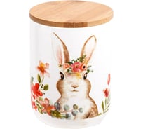 Банка для сыпучих продуктов PERFECTO LINEA керамическая 750 мл, серия EASTER BUNNY 34-610750