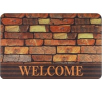 Коврик придверный PERFECTO LINEA 38x58 см, WELCOME, кирпичики 22-638581
