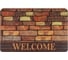 Коврик придверный PERFECTO LINEA 38x58 см, WELCOME, кирпичики 22-638581 1