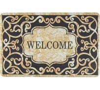Коврик придверный PERFECTO LINEA 38x58 см, WELCOME, узоры 22-638583