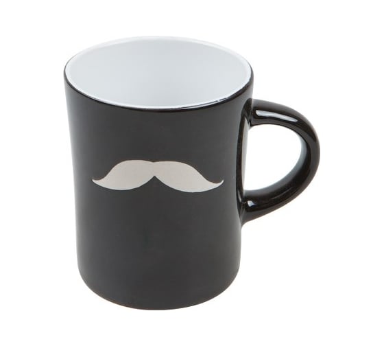 Кружка керамическая PERFECTO LINEA 240 мл, серия Bigote, черная 30-506902