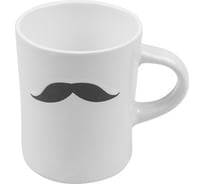 Кружка керамическая PERFECTO LINEA 240 мл, серия Bigote, белая 30-506903