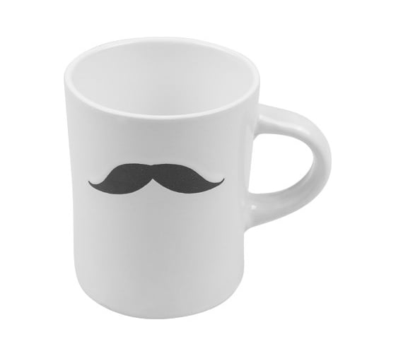 Кружка керамическая PERFECTO LINEA 240 мл, серия Bigote, белая 30-506903