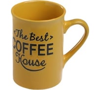 Кружка керамическая PERFECTO LINEA 310 мл, Кофе хаус, желтая 30-035503