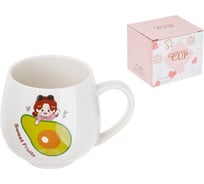 Кружка керамическая PERFECTO LINEA 350 мл, Sweet fruits, авокадо 17-300113