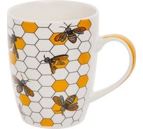 Кружка керамическая PERFECTO LINEA 360 мл, Соты 30-178706